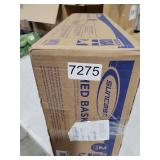 Suncast 25  x 7.25  Shelf Basket Accessory for Outdoor Shed  Black (2-Pack)