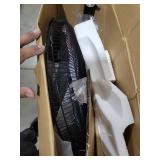 hurricane stand fan - 16 inch  supreme series  pedestal fan with remote control, 3 speed settings, adjustable height 41 inches to 55 inches - etl listed, black