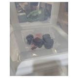 HOMZ Drawer Tower, 3-Tier Clear Plastic Storage Organizer Cart, White Frame - Heavy-Duty Organizing Drawers for Home, Bedroom, and Closet Organization