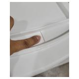 HOMZ Drawer Tower, 3-Tier Clear Plastic Storage Organizer Cart, White Frame - Heavy-Duty Organizing Drawers for Home, Bedroom, and Closet Organization