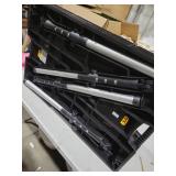 Keter Portable Folding Table Tool Storage Stand Workbench Sawhorse w/ 12  Clamps