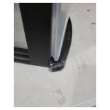 Homz Medium 6 Drawer Plastic Organizer Storage Drawers  Clear/Black Frame