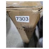 Ostrich Deluxe 3N1 Lightweight Lawn Beach Reclining Lounge Chair with Footrest, Outdoor Furniture for Patio, Balcony, Backyard, or Porch, Blue Stripe