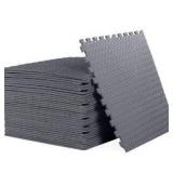 1/2\" Cap Puzzle Exercise Mat with EVA Foam Interlocking Tiles, 12 Pack