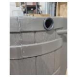 Rain Wizard Water Collection Plastic Barrel, Oak, 50 Gallon