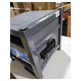 Suncast 100 Foot Slide Trak Hose Hideaway Resin Storage  Cyberspace Grey