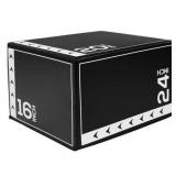 BalanceFrom Fitness 3-in-1 Anti-Slip Foam Plyometric Jumping Exercise Box