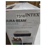 Intex 64953E Deluxe Dual Zone 22  King Air Mattress with Built In Air Pump