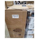 Chromium Professional Rotational Saddle Cutting Stool with High Density Foam Cushions and Steel Frame for Hair Cutting, Styling, and Perming, Black missing hardware