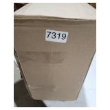 Suncast Resin Wicker Trash Hideaway with Latch for Patio or Yard  Dark Taupe