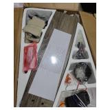 Honeywell Carnegie 52  Matte Black Ceiling Fan with Lights and Remote Control