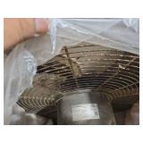 Hurricane 20 Inch Pro Series Metal Wall Mount Heavy Duty Hydroponics Fan  Black