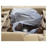 Hurricane 20 Inch Pro Series Metal Wall Mount Heavy Duty Hydroponics Fan  Black