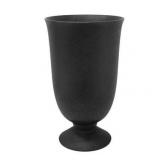Tierra Verde Cadence Self Watering Urn Planter 14 W x 23 H  Black