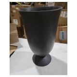 Tierra Verde Cadence Self Watering Urn Planter 14 W x 23 H  Black