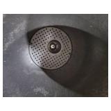 Tierra Verde Cadence Self Watering Urn Planter 14 W x 23 H  Black