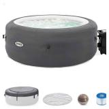 INTEX SimpleSpa Bubble Massage 4 Person Inflatable Hot Tub Spa w/ Jets