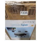 INTEX SimpleSpa Bubble Massage 4 Person Inflatable Hot Tub Spa w/ Jets