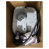 Coleman SaluSpa AirJet 7 Person Inflatable Hot Tub Round Portable Outdoor Spa with 180 Soothing AirJets and Insulated Cover, Gray, Sicily (Standard