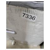 Coleman SaluSpa AirJet 7 Person Inflatable Hot Tub Round Portable Outdoor Spa with 180 Soothing AirJets and Insulated Cover, Gray, Sicily (Standard