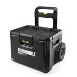 ToughBuilt StackTech Rolling Tool Box, Heavy-Duty Portable Tools Organizer, 250 lb Capacity - Stackable and Waterproof Toolbox Storage System with Lockable Lid and 9-Inch All-Terrain Wheels