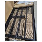 Silver Spring Folding Steel Wheelchair Carrier with Ramp & Hitch Mount, 48\" x 27.75\", Black - Heavy-Duty and Foldable Mobility Carrier for Scooter Vehicles and Wheelchairs