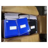 (Full box)  * BIG FULL BOX * College Ruled Blue 1 Subject Flexible Plastic Cover Spiral Notebook - up&up: 3 Hole Punched, Perforated, 70 Pages (full box)