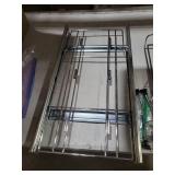 Rev-A-Shelf Pullout Trash Can for Kitchen Cabinets 35 Qt Garbage Waste Recycling Bin with Full Extension Slides, Orion Gray, RV-12KD-13C-S