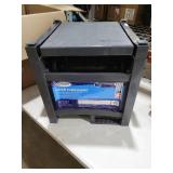 Suncast 100 Foot Slide Trak Hose Hideaway Resin Storage  Cyberspace Grey