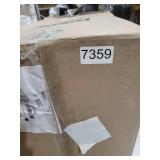 Glad 20 Gallon Trash Can - Plastic Kitchen Waste Bin with Odor Protection of Lid - Hands Free with Step On Foot Pedal and Garbage Bag Rings, Black