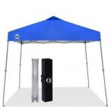 CROWN SHADES 9x9 Pop Up Canopy Tent Slanted Legs for Added Stability