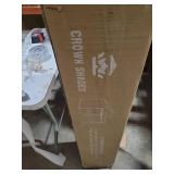 CROWN SHADES 10x10 Pop Up Canopy with 1 Side Wall - Beach Tent with One Push Setup - Outdoor Sun Shade for Events, Parties, Camping - Gazebo with STO-N-Go Cover Bag (Green)