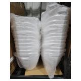 **22pcs**.Insulated Ice Bucket for Parties 8L, Large Champagne Bucket for Cocktail Bar, Acrylic Ice Tub White