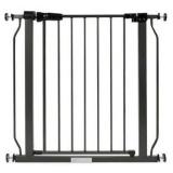 BalanceFrom Easy Walk-Thru Baby and Pet Safety Gate with Hold-Open and Auto-Close Adjustable Steel Barrier for Stairs, Doorways, and Hallways, No Drilling Installation