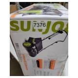 Sun Joe Electric 15  Lawn Dethatcher + Scarifier with Collection Bag  13-Amp