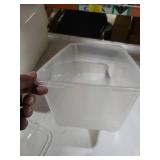 Clear Storage Bins with Lids, 12-Pack