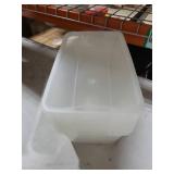 Clear Storage Bins with Lids, 12-Pack