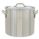 Bayou Classic 30 Quart / 7.5 Gallon Stainless Steel Brew Kettle Pot with Lid