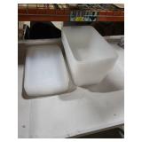 Clear Storage Boxes with Lids, 6 Quart, 13.5 x 8 x 4.6 inches, Set of 10, Stackable Containers for Shoes and Closet (Clear)