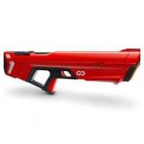 SPYRA Electric Water Blaster, Outdoor Squirt Gun with LED Display, SpyraGO, Red - Automatic Water Blast Guns for Beach, Backyard, Patio, and Garden incomplete