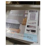 Intex Comfort Deluxe Dura-Beam Plush Air Mattress Bed w/Built-In Pump  Full
