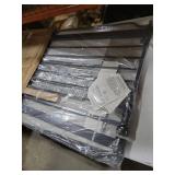 InnoTruth 29.5 40.75\" Baby Gate for Stairs, 30\" Tall Dog Gates for Doorways & Hallways, Safety Gate for Kids & Pets, Pressure-Mounted Walk-Through with Dual Lock & 2-Way Swing, Black