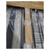 InnoTruth 29.5 40.75\" Baby Gate for Stairs, 30\" Tall Dog Gates for Doorways & Hallways, Safety Gate for Kids & Pets, Pressure-Mounted Walk-Through with Dual Lock & 2-Way Swing, Black