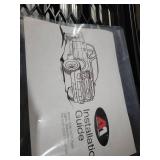 AMERICAN MODIFIED Front Grille Compatible with 2021-23 Ford F150, Replacement Mesh Grill with Off-Road Lights and w/o Camera Hole, Matte Black