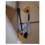 AMERICAN MODIFIED Front Grille Compatible with 2021-23 Ford F150, Replacement Mesh Grill with Off-Road Lights and w/o Camera Hole, Matte Black