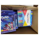 Small box Expo 16pk Dry Erase Markers Chisel and Fine Tip & pens and pencils