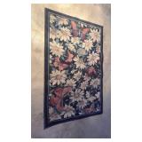 Traditional Floral and Butterfly Area Rug 5FT - Retail: $225