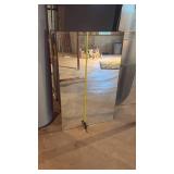 Large Frameless Wall Mirror - Retail: $225
