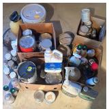 Mixed Lot of Paint and Chemical Supplies - Retail: $25
