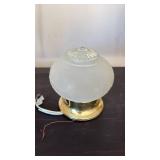 Mid-Century Frosted Glass Ceiling Light Fixture - Retail: $45